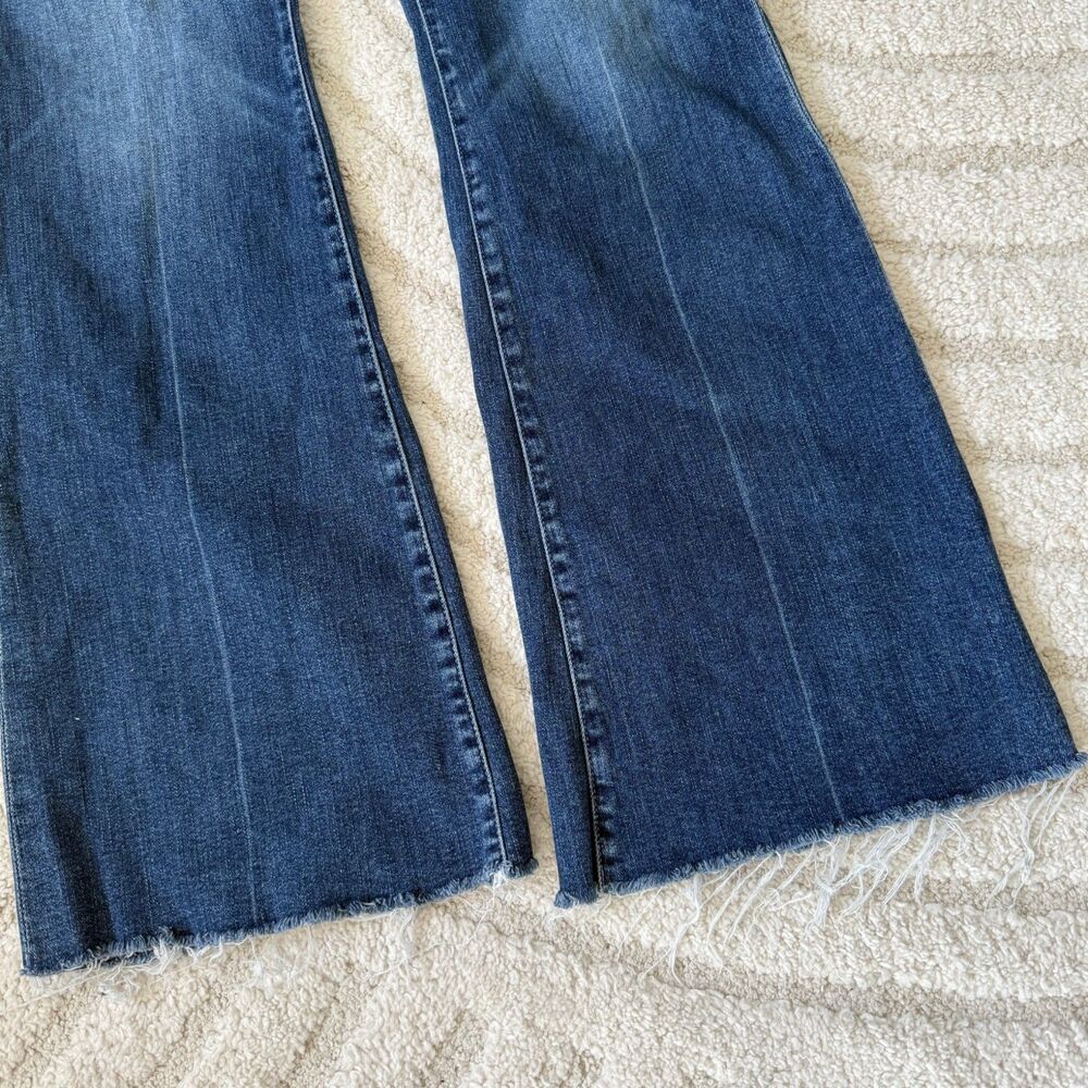 Mother The Weekender Fray Jeans in Walking on Coals Size 34 - Picture 9 of 14
